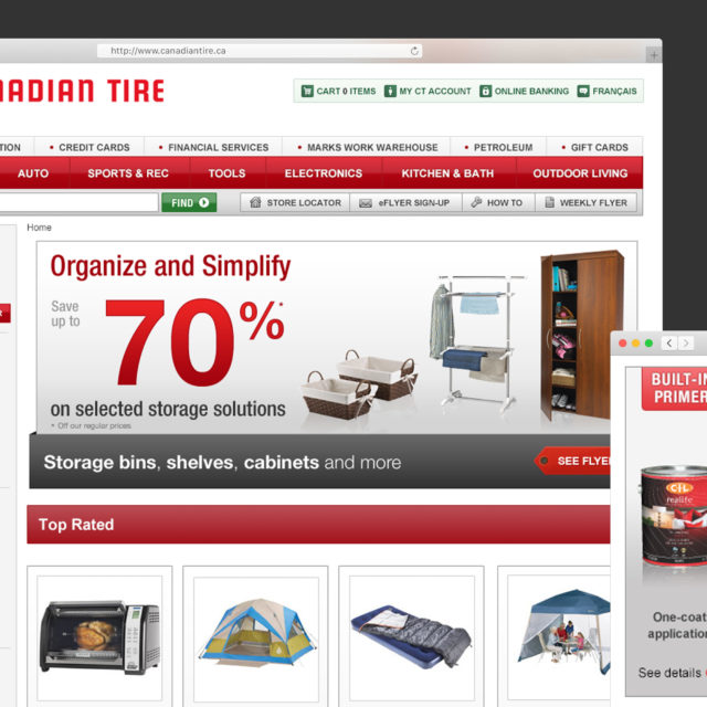 Canadian Tire Website